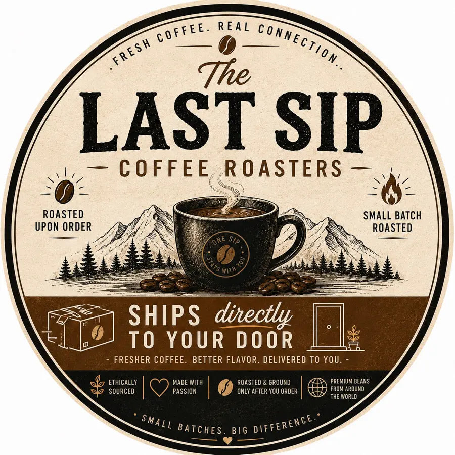 French Vanilla Vanilla Flavored Coffee Beans The Last Sip Coffee Roasters